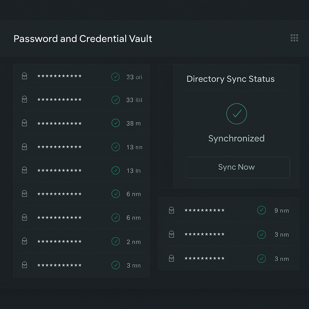Password Express control interface